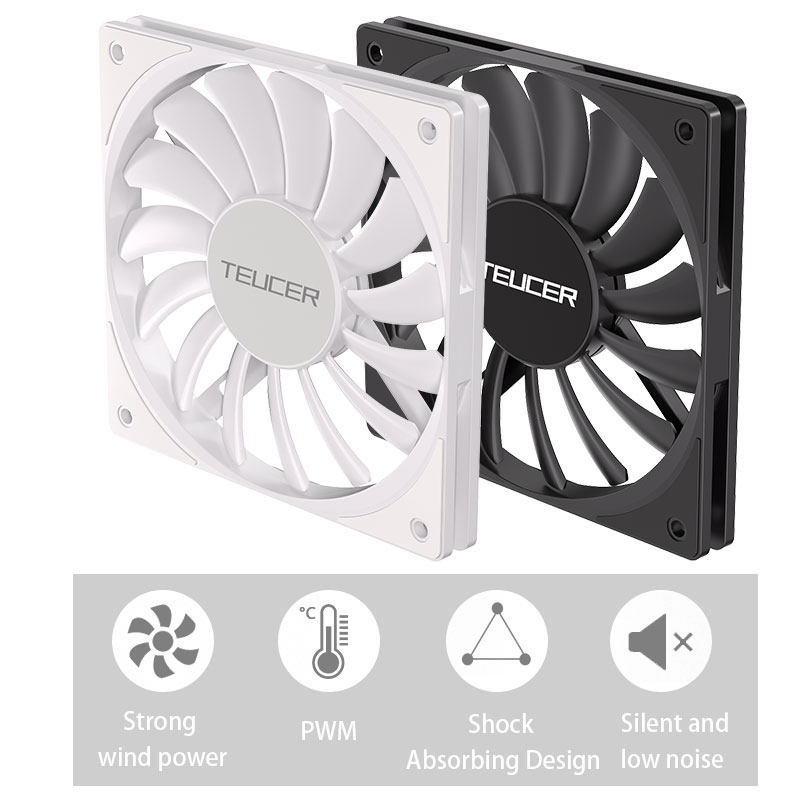 TEUCER TE-12012 Ultra-thin Coo - đánh giá và giá Gpu Cooler