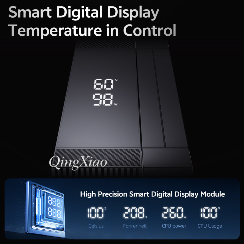 MT4 Digital Display CPU Cooler - đánh giá và giá Cpu Fan