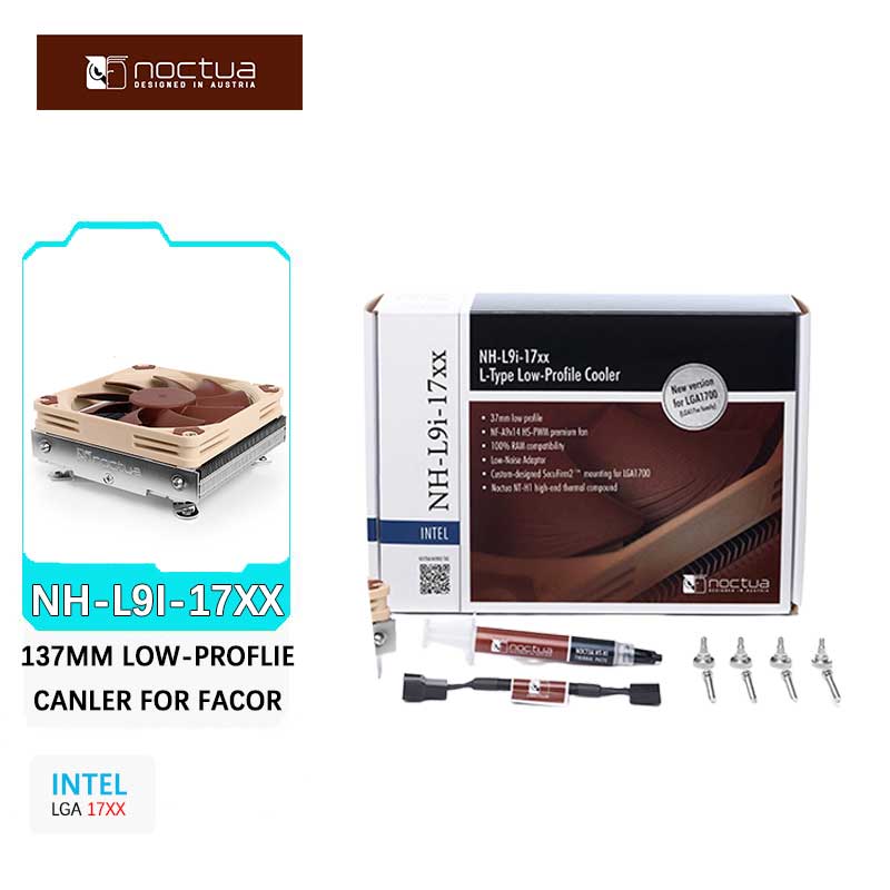 Noctua NH-L9i-17xx 2-heat pipe - đánh giá và giá Air Cooler Cpu
