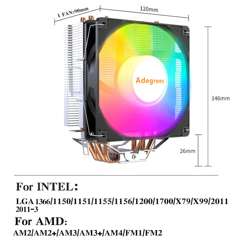 X99 Tower CPU Cooler 4 Heatpip - đánh giá và giá Cpu Cooler
