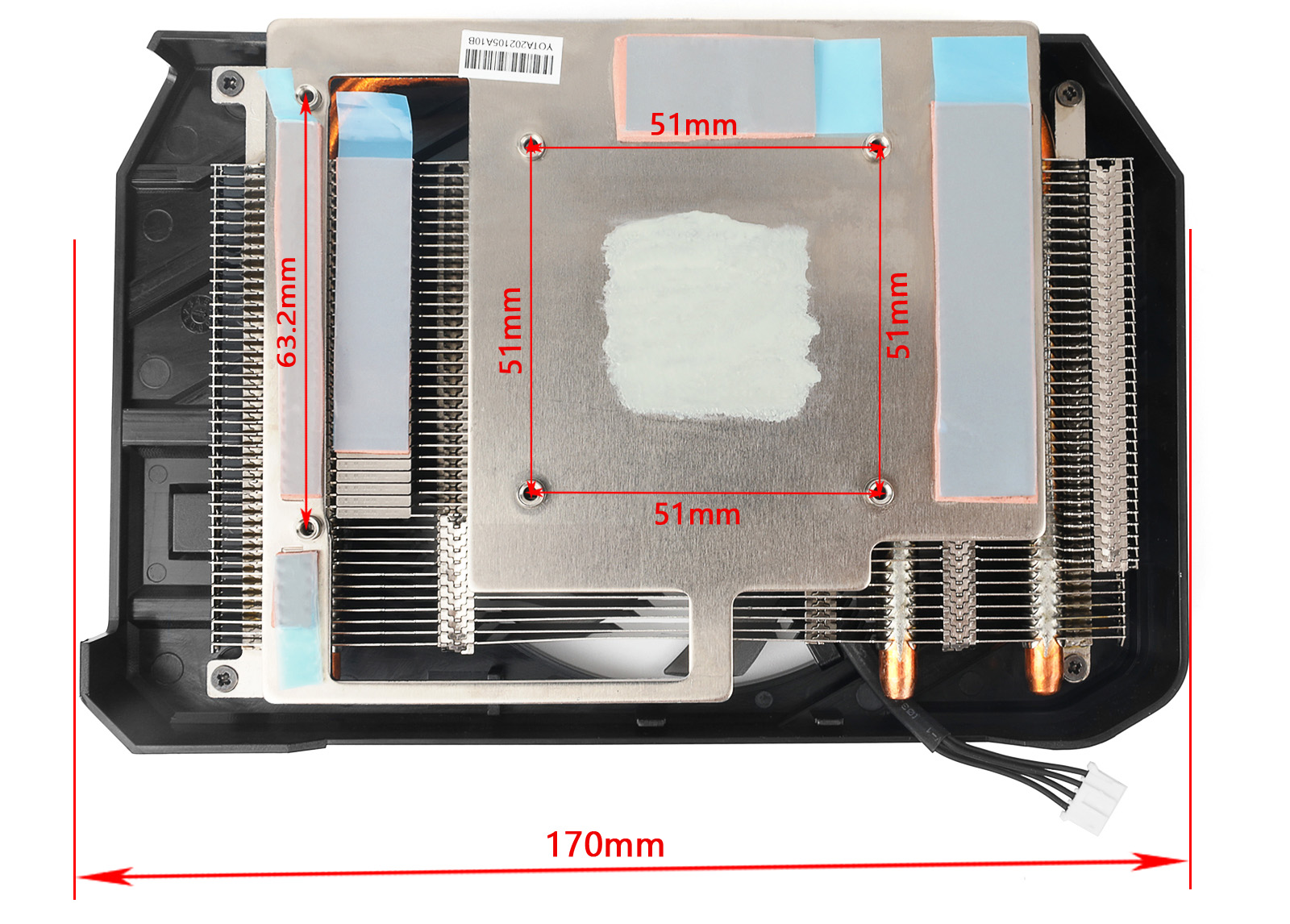 95MM GPU Tản Nhiệt Video Thẻ Q - đánh giá và giá Gpu Cooler