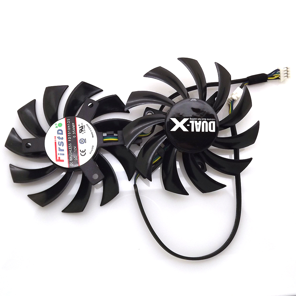 2pcs/lot FD7010H12S 75mm DC12V - đánh giá và giá Cpu Fan