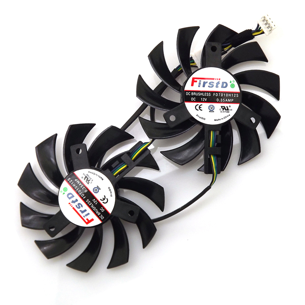 2pcs/lot FD7010H12S 75mm DC12V - đánh giá và giá Cpu Fan