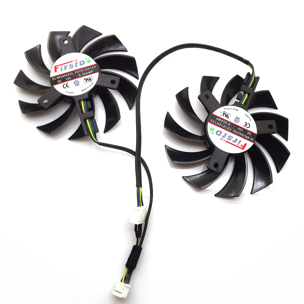 2pcs/lot FD7010H12S 75mm DC12V - đánh giá và giá Cpu Fan