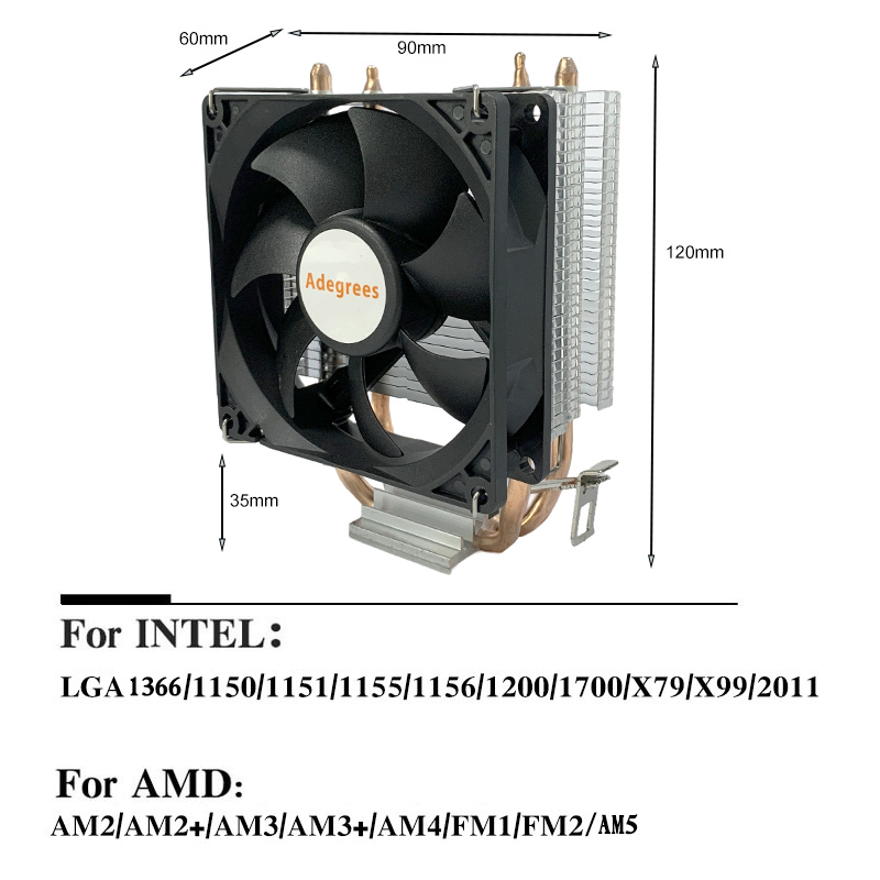 X99 CPU Air Cooler PC Processo - đánh giá và giá Air Cooler Cpu